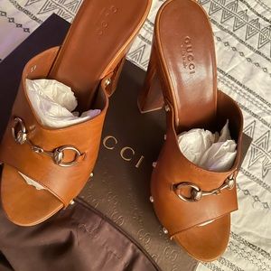 Gucci Morena Horsebit Mules